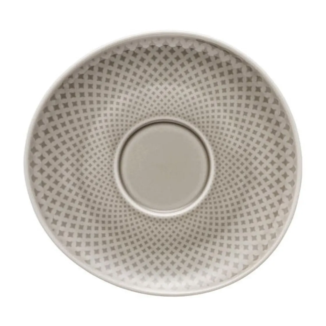 Kaffeeuntertassen<Rosenthal Kaffee/Tee-Untertasse 15 cm Junto Pearl Grey