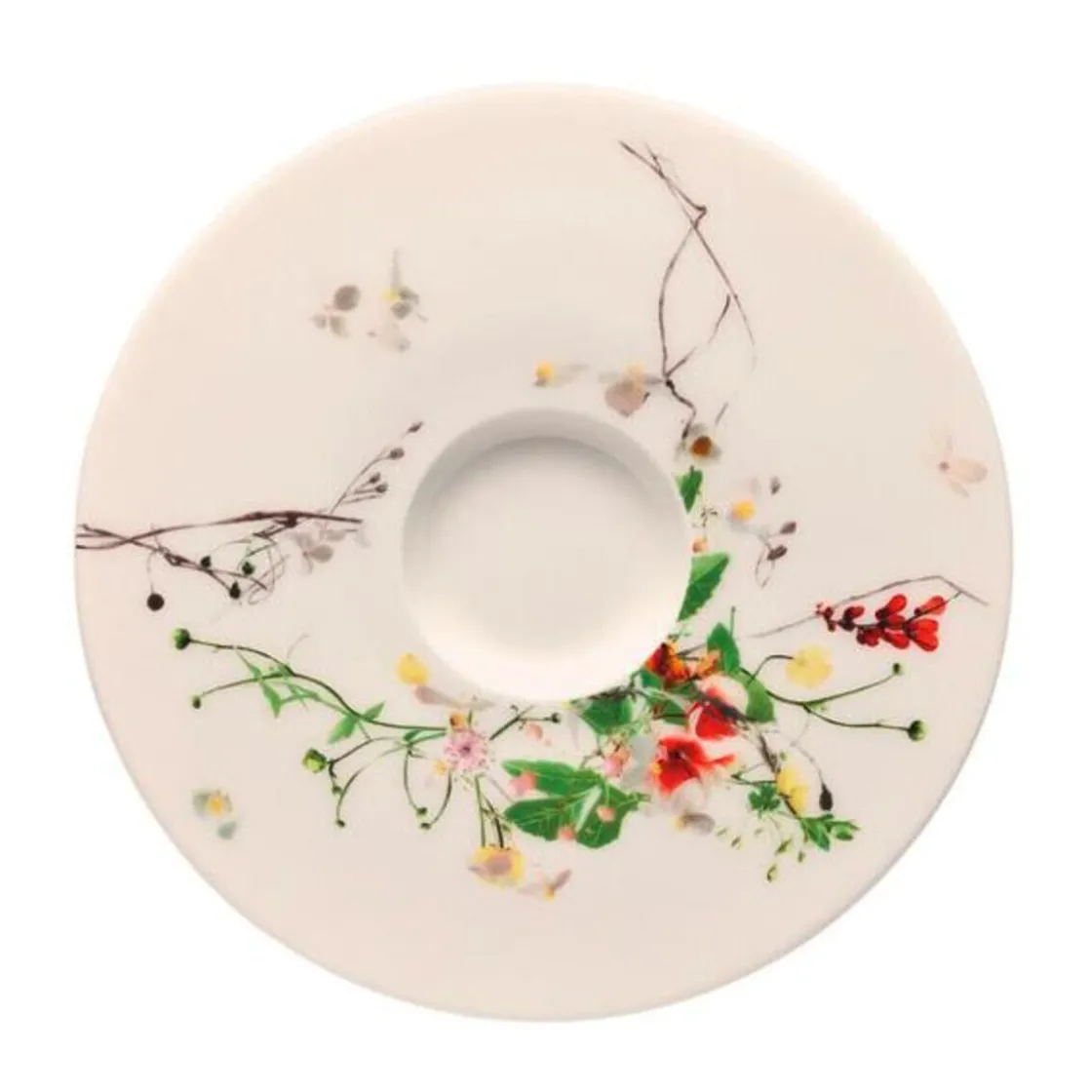 Kaffeeuntertassen<Rosenthal Kaffee-Untertasse 15 cm Brillance Fleurs Sauvages