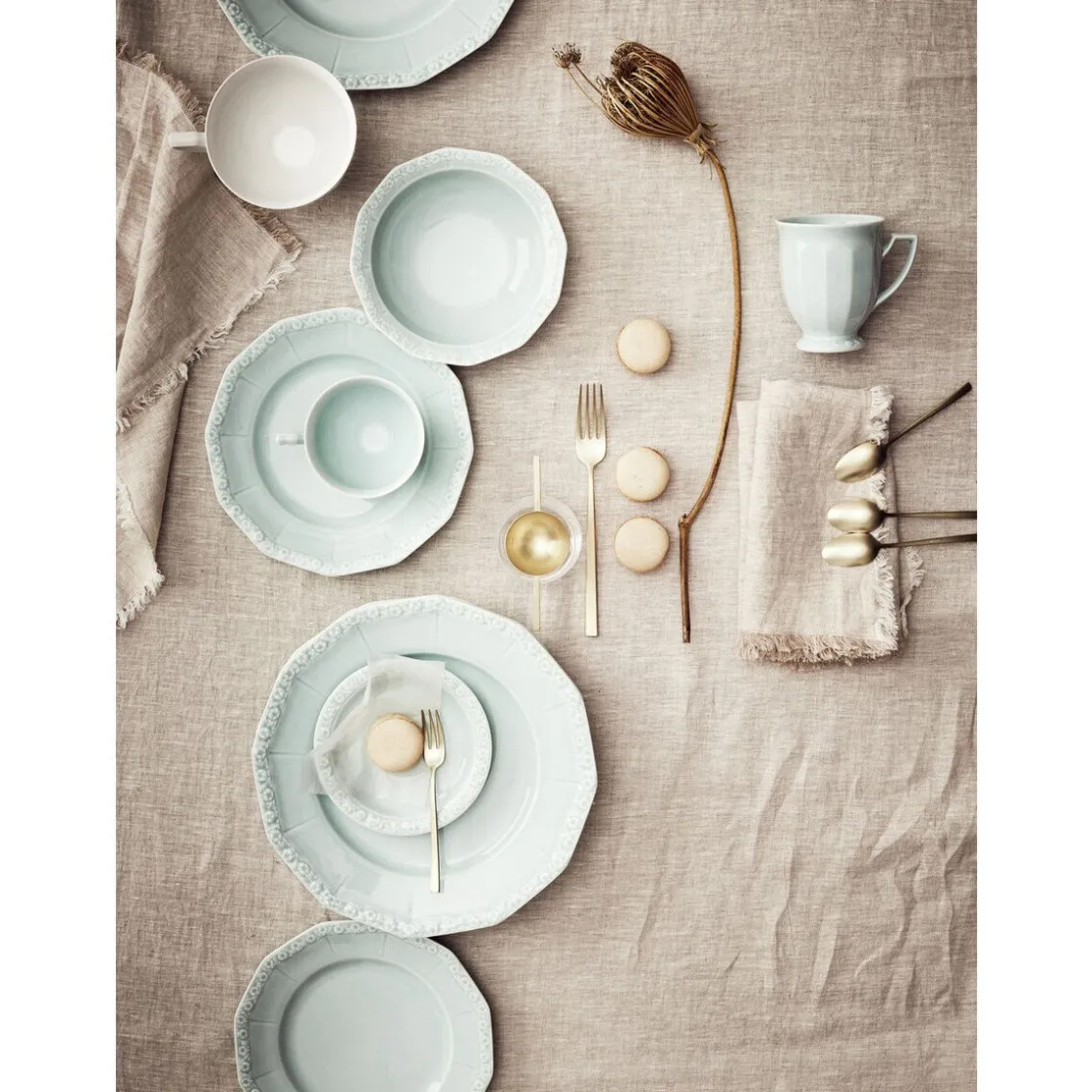 Kaffeeuntertassen<Rosenthal Kaffee-Untertasse Maria Pale Mint