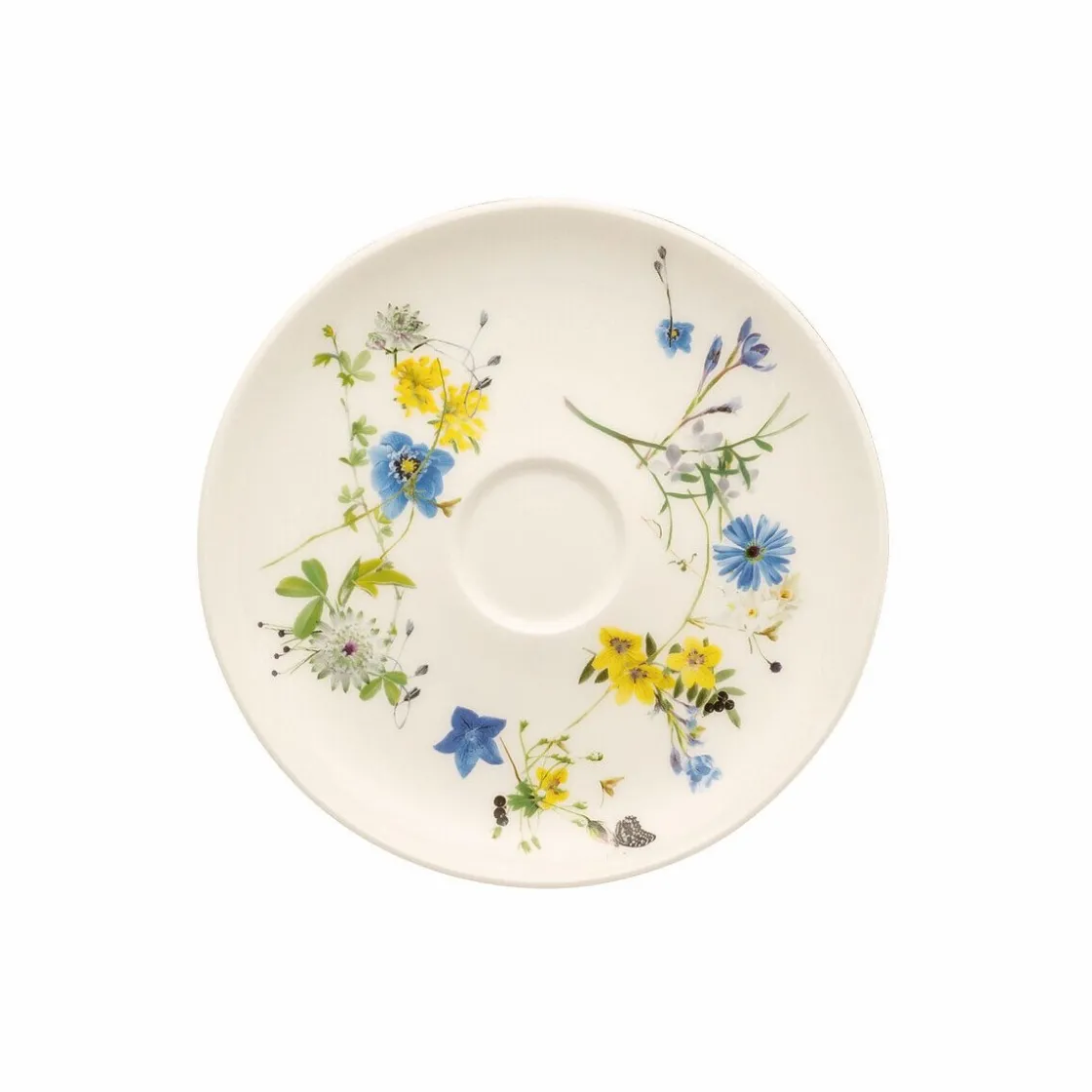 Kaffeeuntertassen<Rosenthal Kaffee-Untertasse 14 cm Brillance Fleurs des Alpes