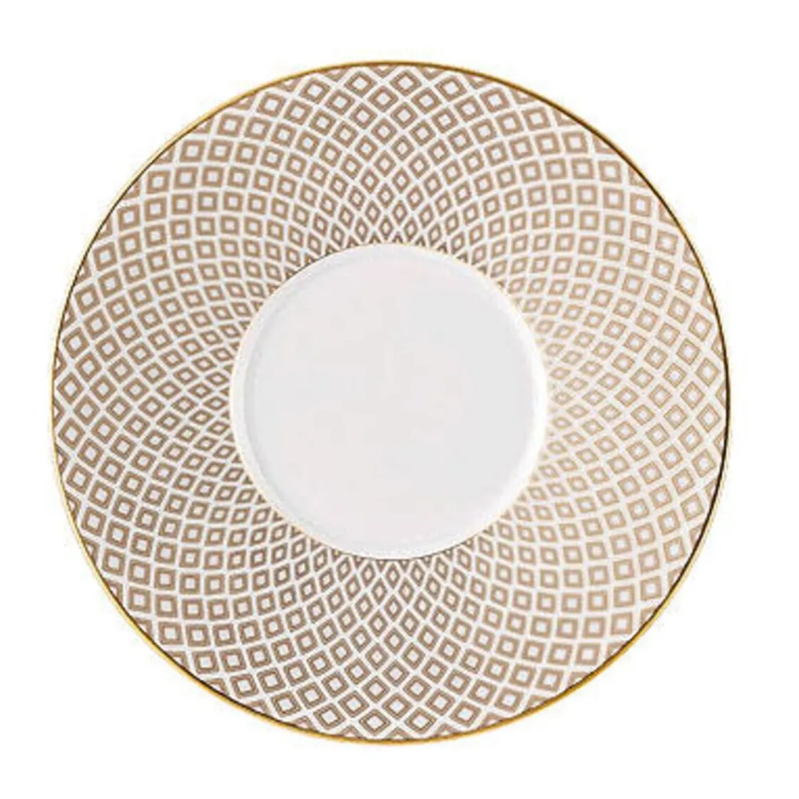 Kaffeeuntertassen<Rosenthal Kaffee-Untertasse 14 cm Francis Carreau Beige