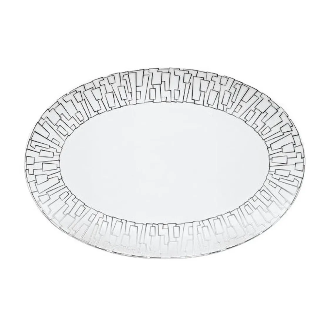 Rosenthal Platte 34 cm TAC Gropius Skin Platin