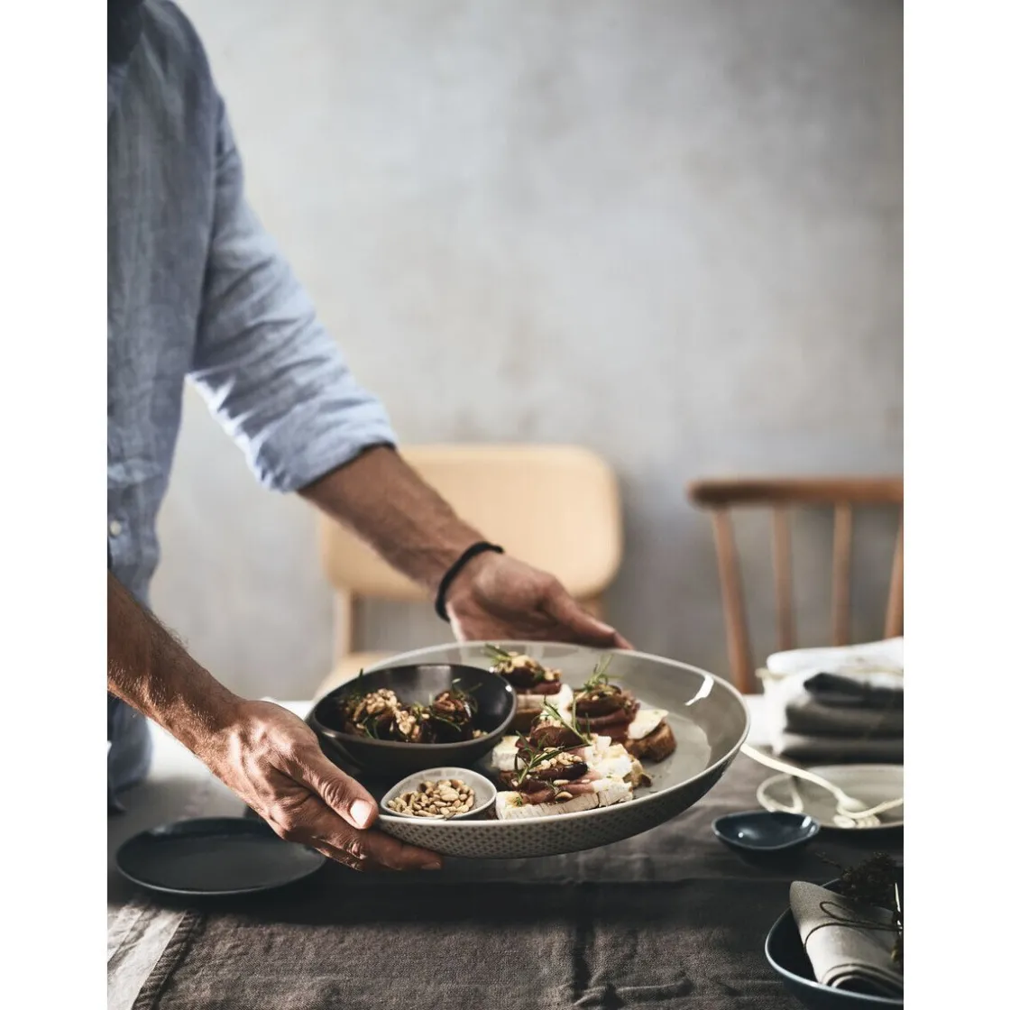 Weihnachten|Schüsseln<Rosenthal Schüssel 22 cm Junto Pearl Grey