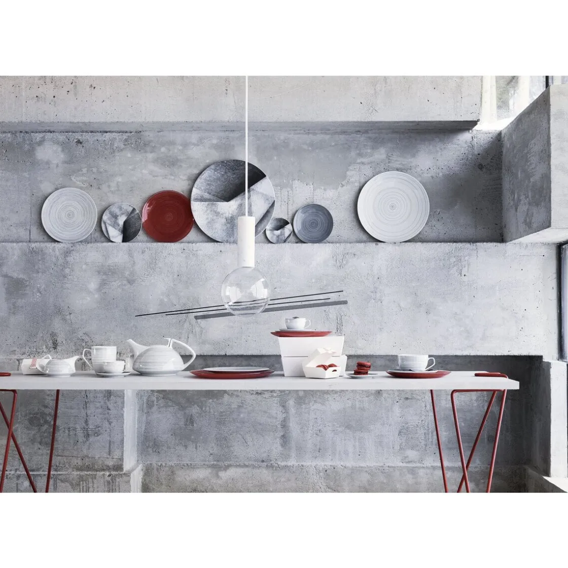 Rosenthal Speiseteller 28 cm TAC Gropius Stripes 2.0