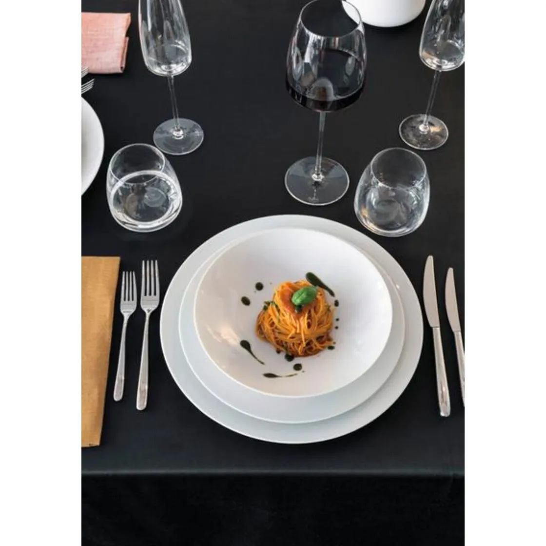 Pilzküche<Rosenthal Tafel-Set 12-tlg. TAC Gropius Weiß