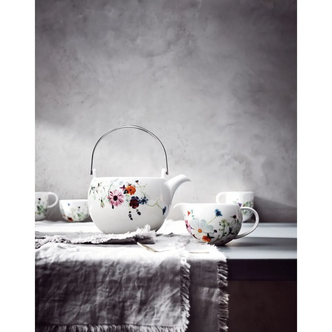 Teekannen|Teekannen<Rosenthal Teekanne 6 P. 3-tlg Brillance Grand Air