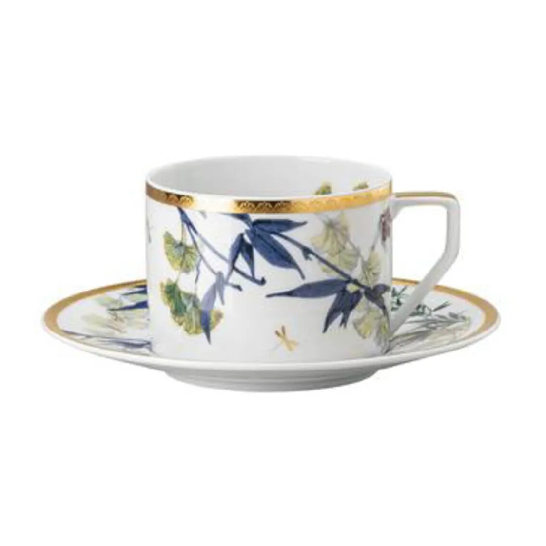Teetassen<Rosenthal Teetasse 2-tlg. Heritage Turandot white