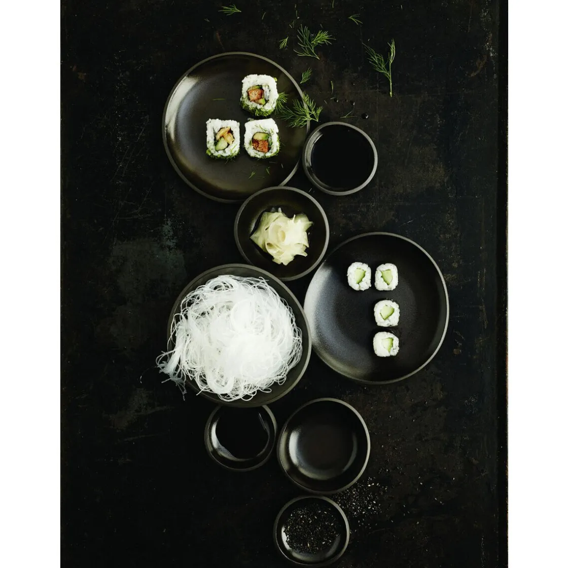 Frühstücksteller<Rosenthal Teller flach 22 cm Junto Slate Grey