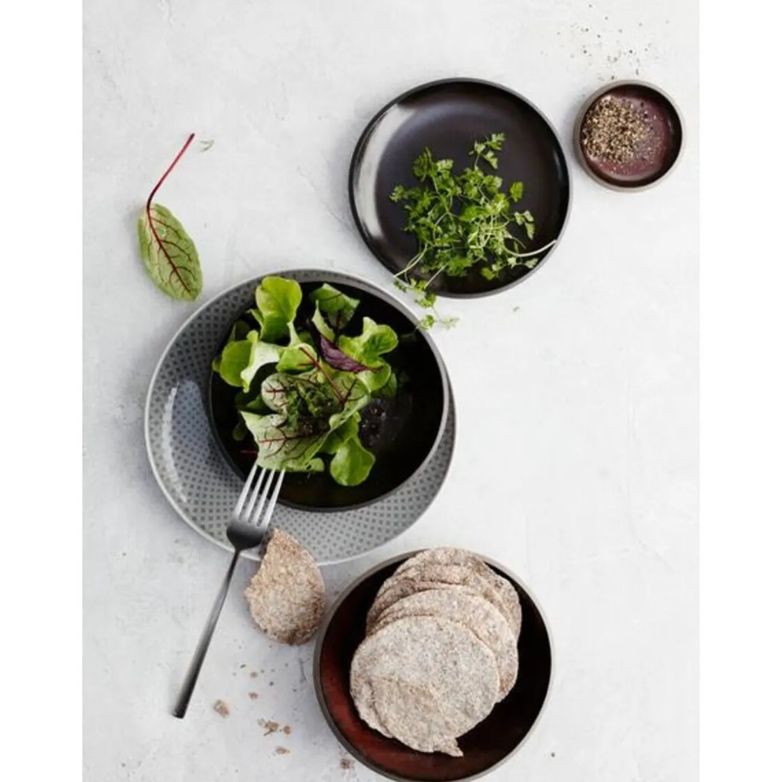 Frühstücksteller<Rosenthal Teller flach 16 cm Junto Pearl Grey