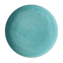 Speiseteller<Rosenthal Teller flach 27 cm Mesh Aqua