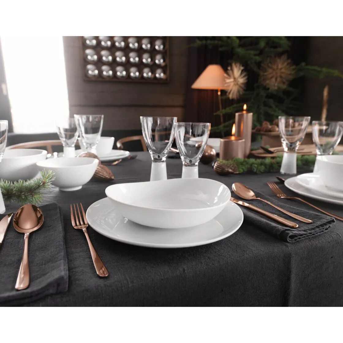 Rosenthal Teller tief 22 cm Junto Weiss