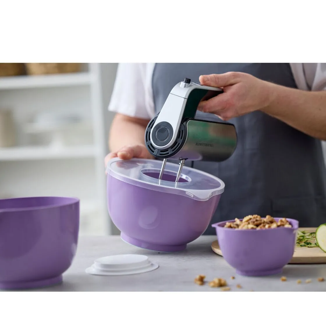 Rosti Spritzschutzdeckel 26x22 cm zur Rührschüssel 3,0 l Margrethe transparent