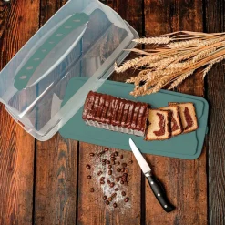 Kochwelt Entdecken|Backzubehör<ROTHO Kuchenbehälter 36x16x16 cm Fresh mistletoe green