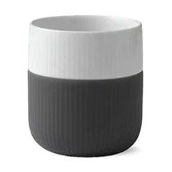 Becher<Royal Copenhagen Becher 0,35 l Contrast Gerippt Anthrazit