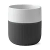 Royal Copenhagen Becher 0,35 l Contrast Gerippt Anthrazit
