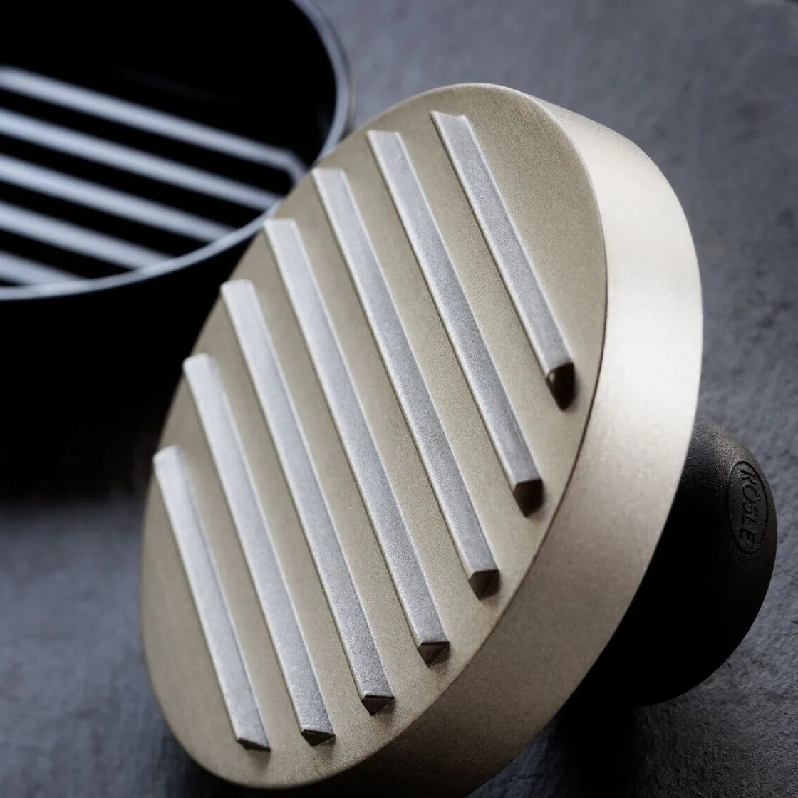 Rösle Burgerpresse 11 cm schwarz