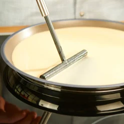 Rösle Crêpesverteiler Silikon 18 cm Rundgriff-Serie schwarz