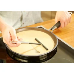 Kochwelt Entdecken<Rösle Crêpesverteiler Silikon 18 cm Rundgriff-Serie schwarz