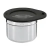 Rösle Dose Ø 8cm Höhe 6cm Edelstahl m. Frischhaltedeckel