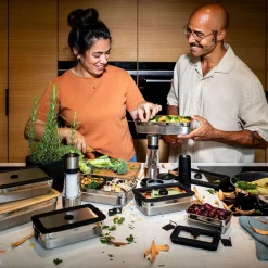 Brotdosen<Rösle Dose 1,0 l Flexx 2Go edelstahl