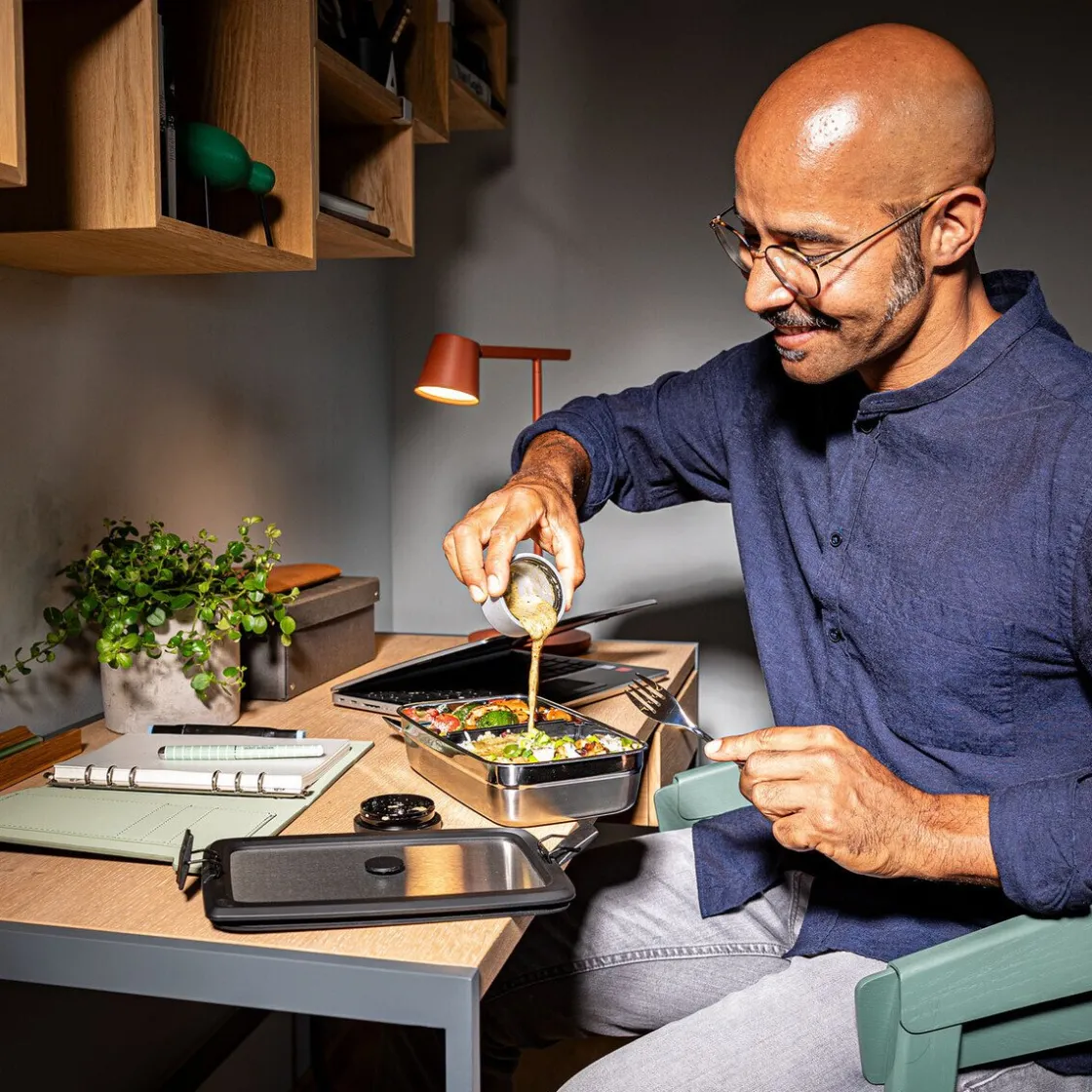 Rösle Dressing-Dose 0,05 l Flexx 2Go grau