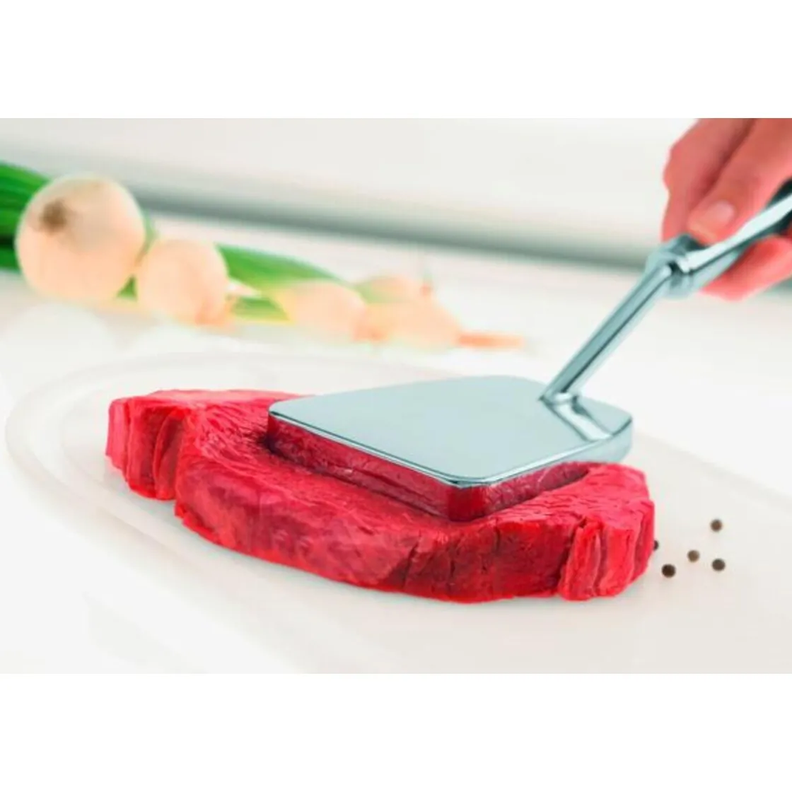 Rösle Fleischplattierer 33 cm Rundgriff edelstahl