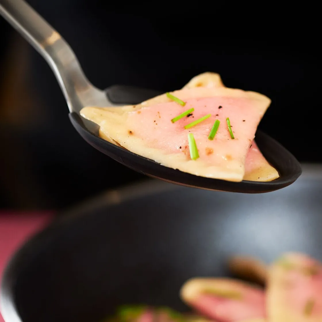 Rösle Giesslöffel Rundgriff mit Silikonrand 34cm