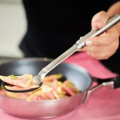 Rösle Giesslöffel Rundgriff mit Silikonrand 34cm