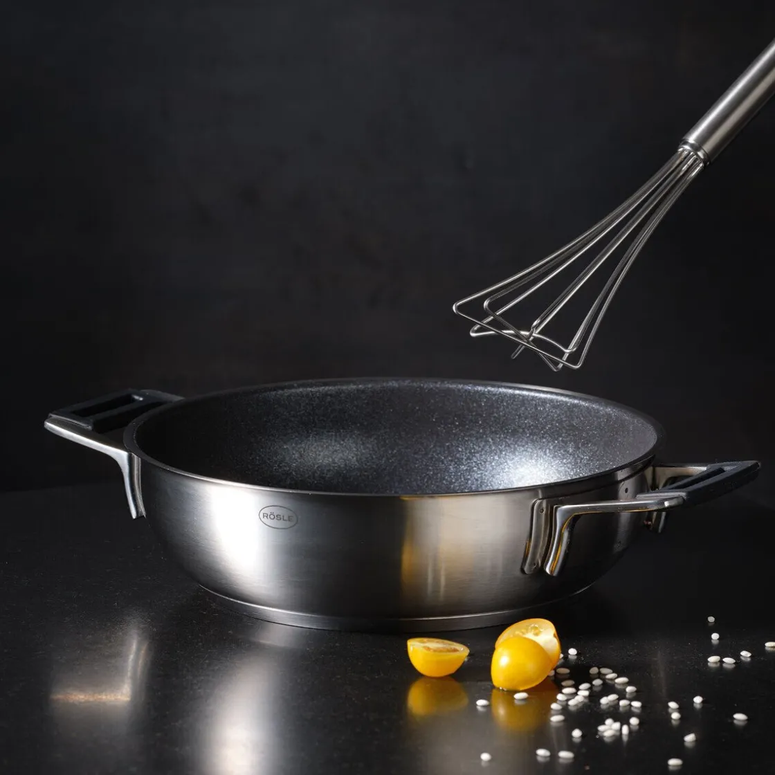Messer & Co. Entdecken|Kochbesteck<Rösle Gourmetbesen 27 cm Rundgriff Edelstahl