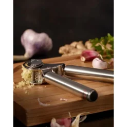 Italienische Genüsse|Weihnachtsmenü<Rösle Knoblauchpresse 20 cm Rundgriff Edelstahl