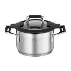 Bestseller<Rösle Kochtopf 16cm mit Silikonranddeckel SILENCE PRO