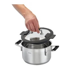 Töpfe|Kochwelt Entdecken<Rösle Kochtopf 16cm mit Silikonranddeckel SILENCE PRO