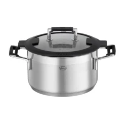 Rösle Kochtopf 20cm mit Silikonranddeckel SILENCE PRO