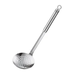 Schöpfkellen|Messer & Co. Entdecken<Rösle Schaumlöffel flach Rundgriff Grob Edelstahl 12cm