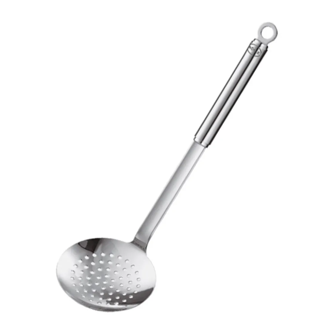 Schöpfkellen|Messer & Co. Entdecken<Rösle Schaumlöffel flach Rundgriff Grob Edelstahl 12cm