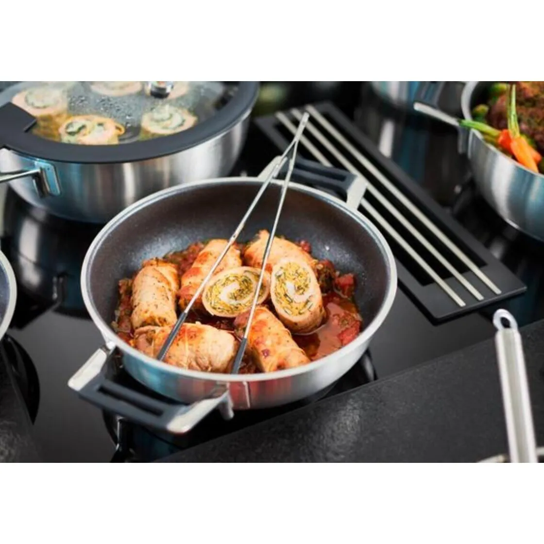 Kochwelt Entdecken|Pfannen<Rösle Servierpfanne 24cm antihaftversiegelt SILENCE PRO