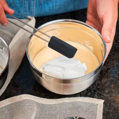 Kochwelt Entdecken|Backzubehör<Rösle Teigschaber 20 cm Silikon schwarz