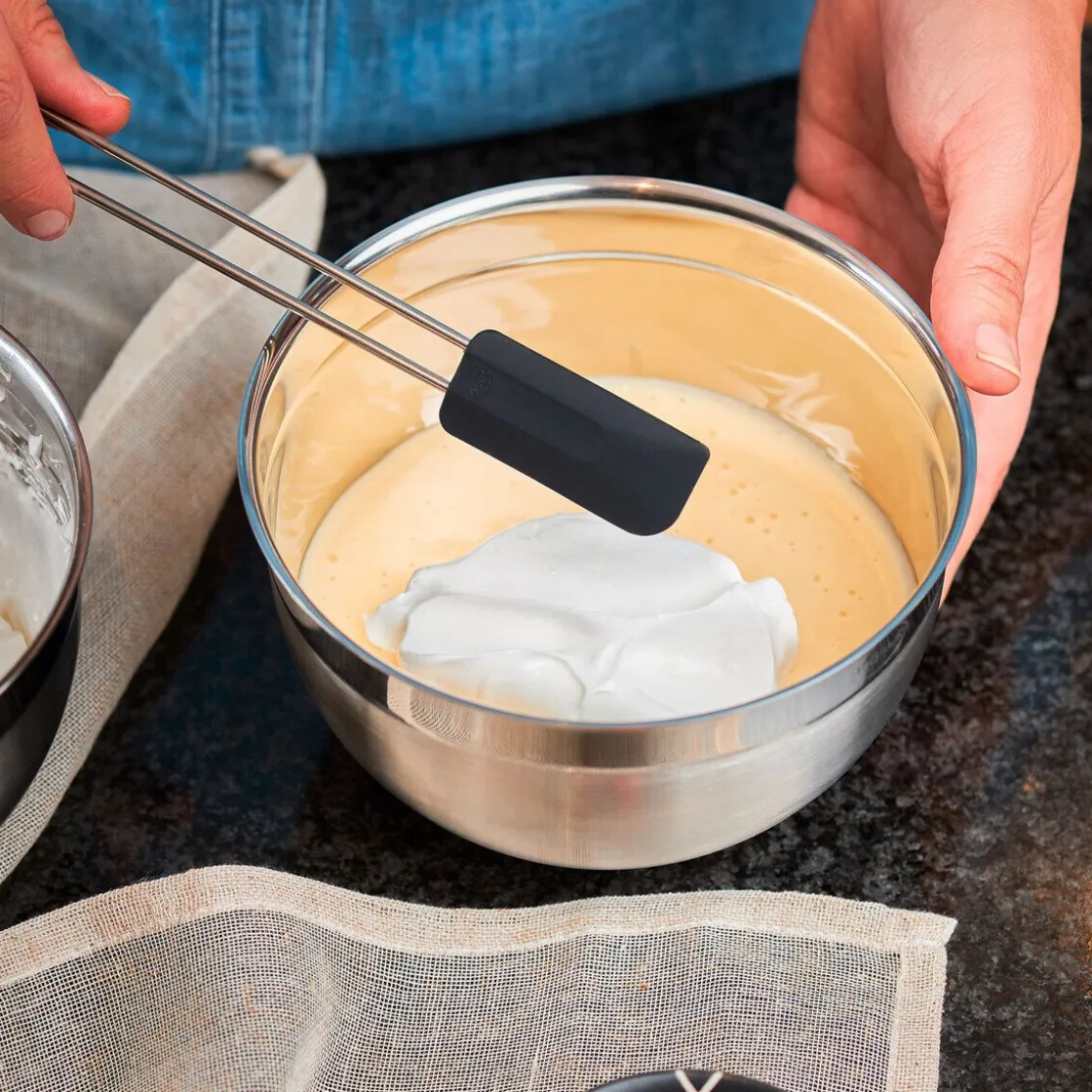 Kochwelt Entdecken|Backzubehör<Rösle Teigschaber 20 cm Silikon schwarz