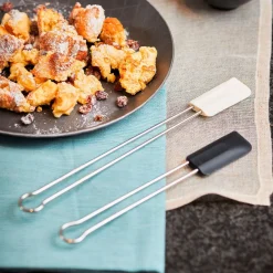 Kochwelt Entdecken|Backzubehör<Rösle Teigschaber 20 cm Silikon schwarz