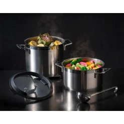 Kochwelt Entdecken|Töpfe<Rösle Topf-Set 5-tlg. Silence Pro schwarz