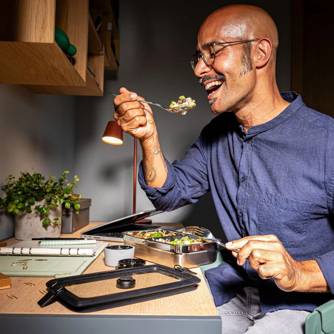 Rösle Vakuumdeckel zur Dose mit 1,0 l Flexx 2Go klar