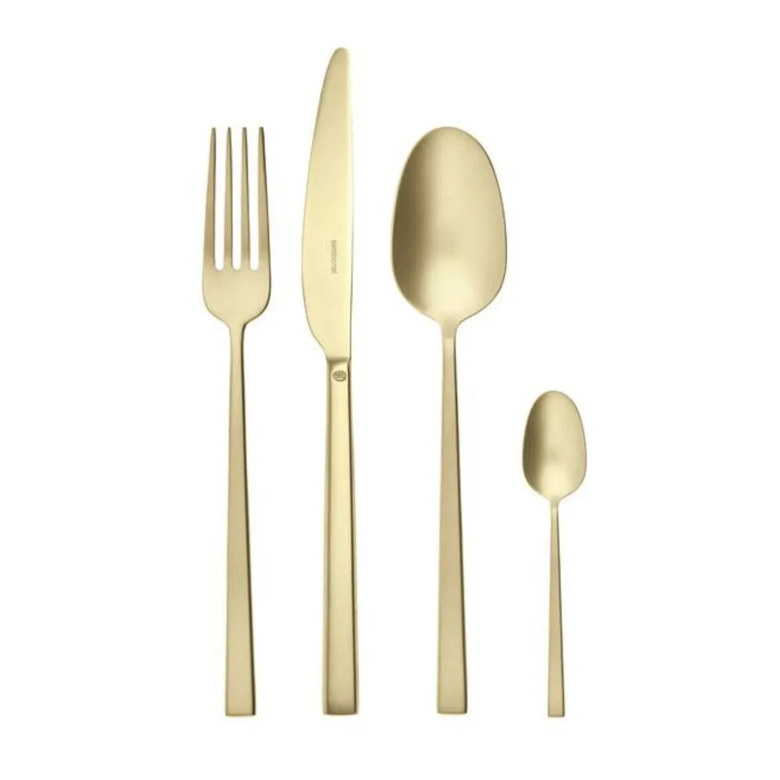 Besteck Set 6 Personen|Sommertafel<Sambonet Besteck-Set 24-tlg. Rock Antique PVD Champagne