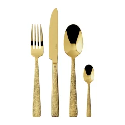 Sambonet Besteck-Set 24-tlg. Siena Mirror PVD Gold