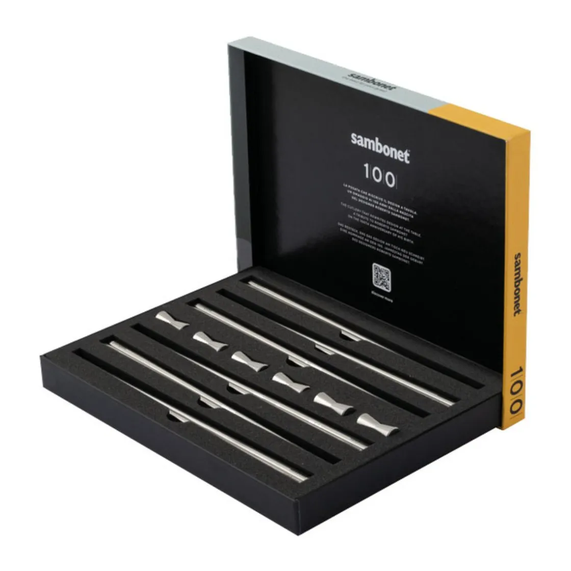 Besteck Set 6 Personen<Sambonet Essstäbchen-Set 24-tlg. 100 Mirror Stahl