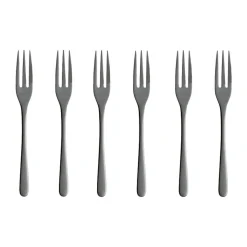 Kuchengabeln<Sambonet Kuchengabel 6 St. Taste Edelstahl/PVD schwarz