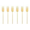 Sambonet Kuchengabel 6er-Set 100 Mirror PVD Gold