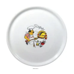 Pizza|Kochwelt Entdecken<Saturnia Pizzateller Pizzabäcker Porzellan weiss