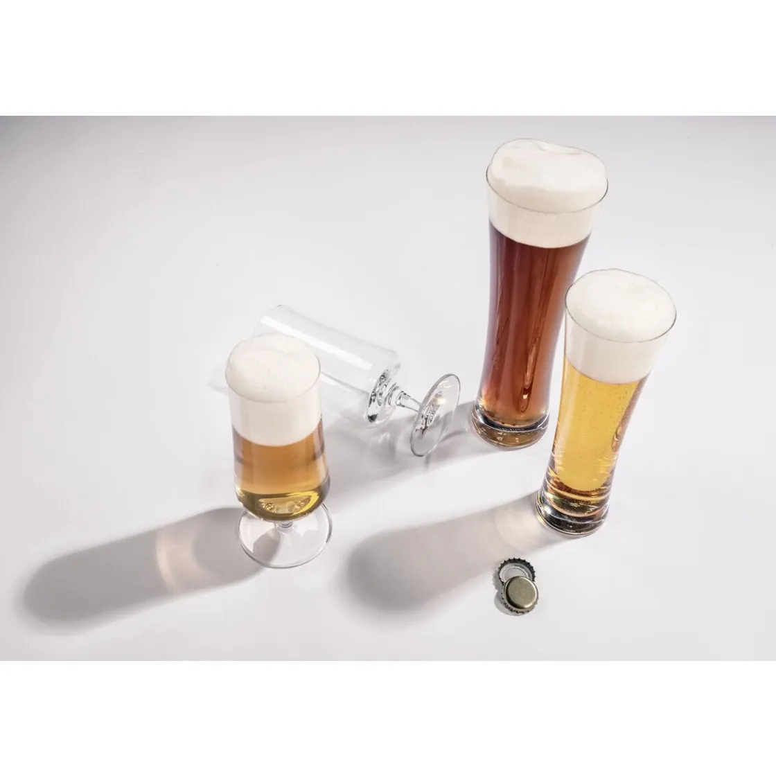 Pilsglas<Schott Zwiesel Pilsglas 4er-Set Beer Basic mit Moussierpunkt klar