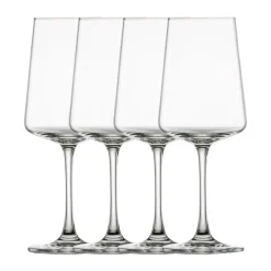 Schott Zwiesel Weißweinglas 4-tlg. MioVino mit Moussierpunkt klar