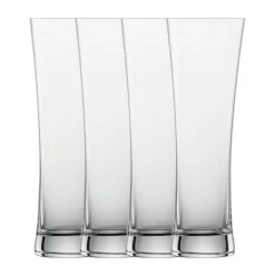 Schott Zwiesel Weizenbierglas klein 4er-Set Beer Basic mit Moussierpunkt klar